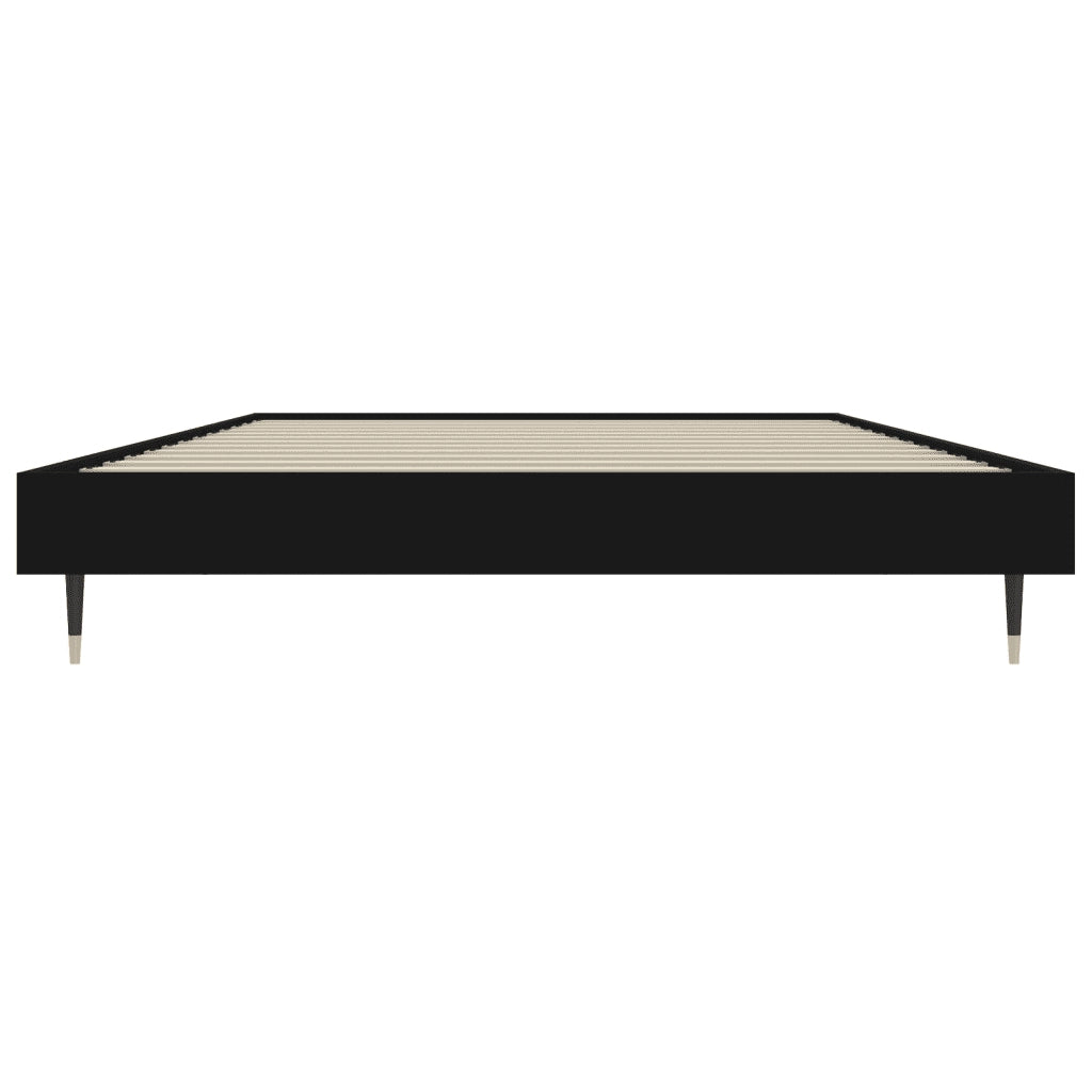 Giroletto Nero 90x200 cm in Legno Multistrato 832166