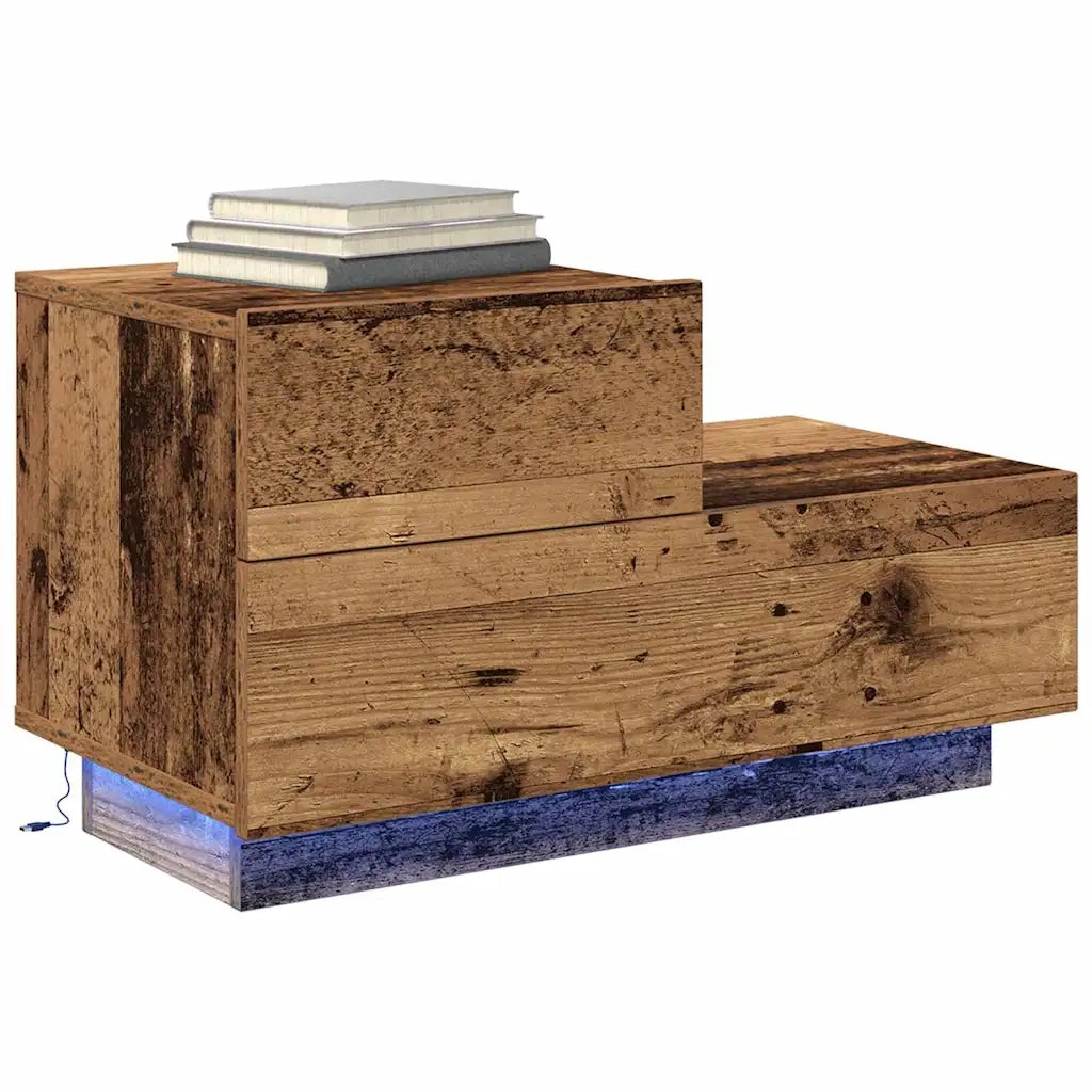 Armadio da Notte con cassetto Legno vecchio 70 x 36 x 40,5 cm 863063