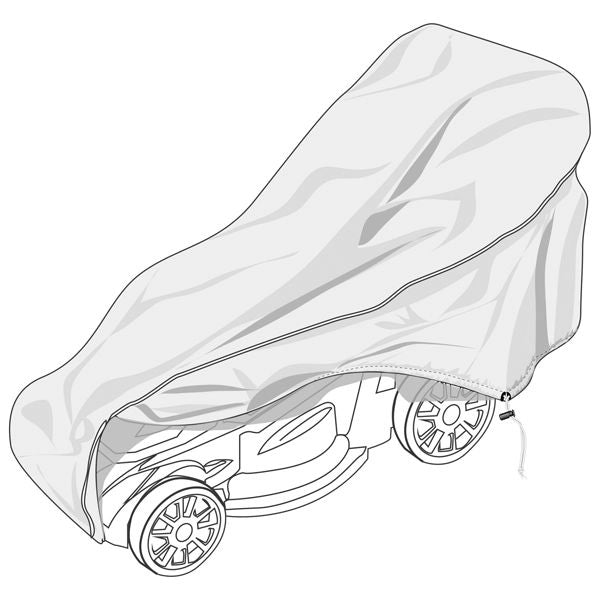TELO COPERTURA RASAERBA IMPERMEABILE 188X64X100 CM DI VERDEMAX