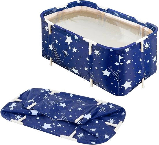 Bagno pieghevole per adulti e bambini - Bagno pieghevole - Bagno da sedere portatile - Copribagno - Adatto come bagno con ghiaccio e bagno caldo - ‎Foglia di loto