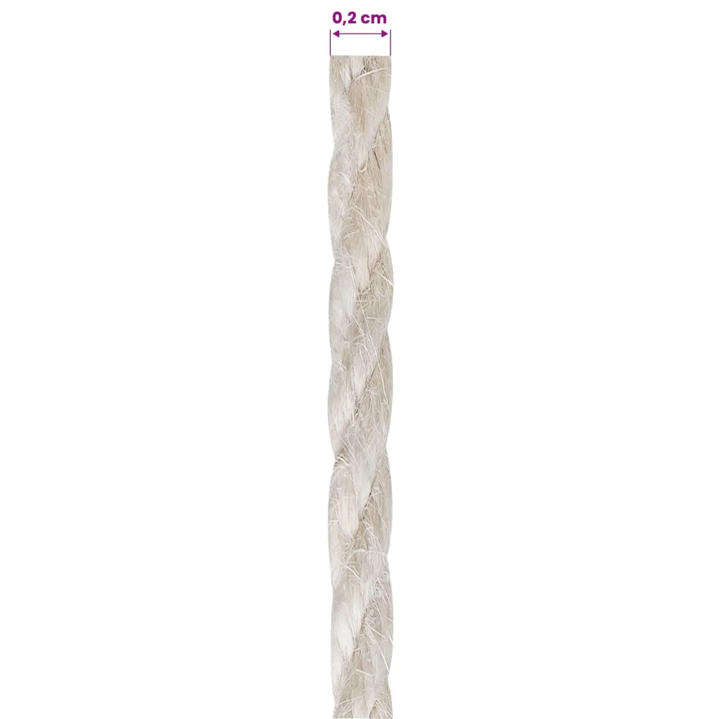 Spago in juta 2 pz 2 Bianco 100% juta Tossa CFW4726611