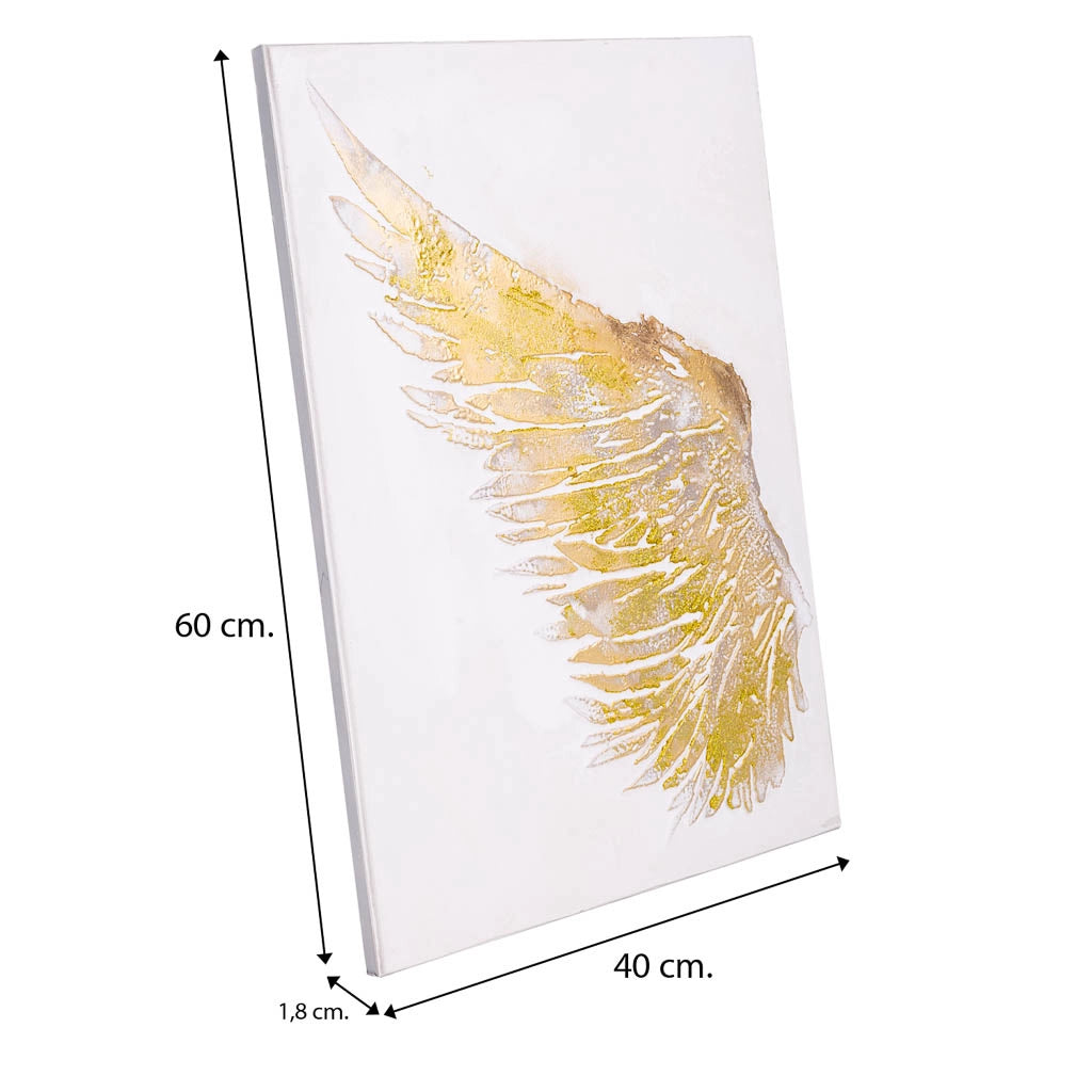 Quadro in rilievo dipinto a mano 40x60x1,8h