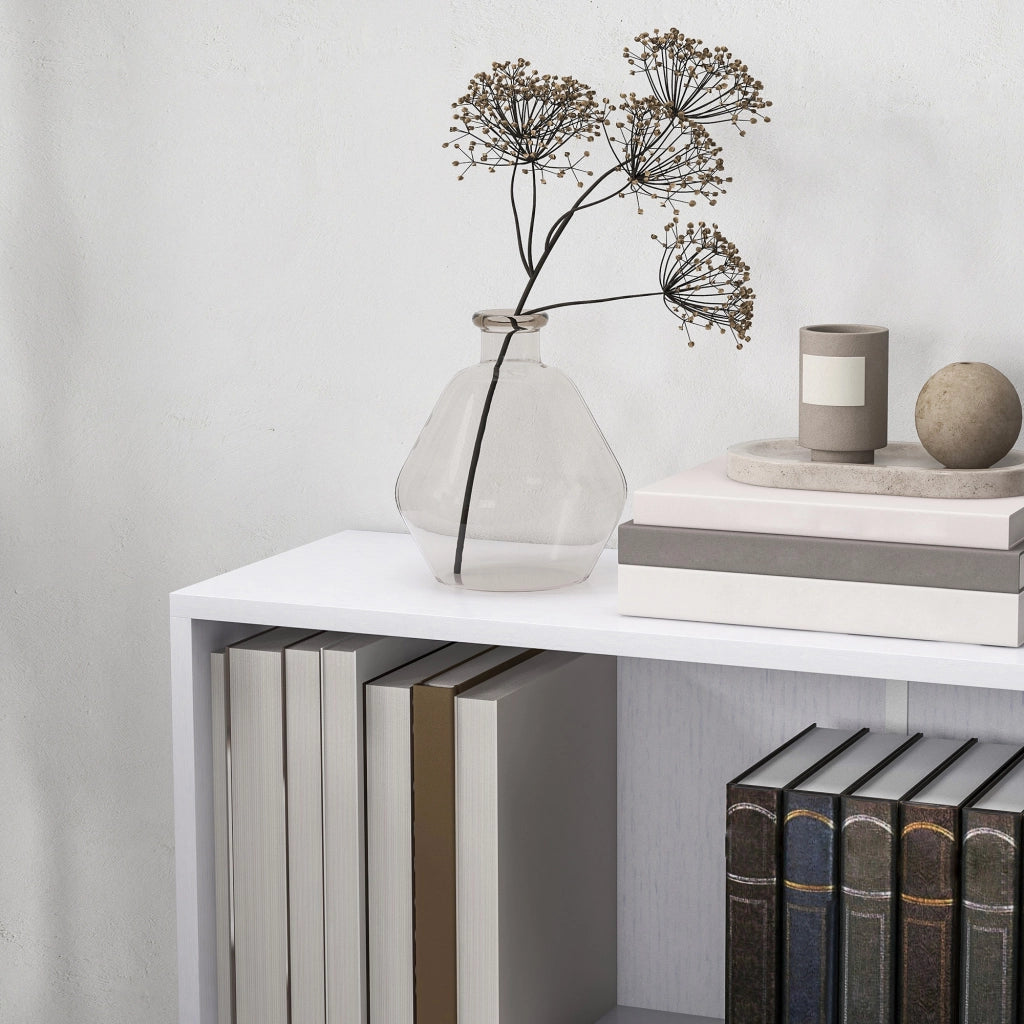 Libreria scaffale mobile con ripiani regolabili ¨C Minimal ¨C bianco 60x24x63