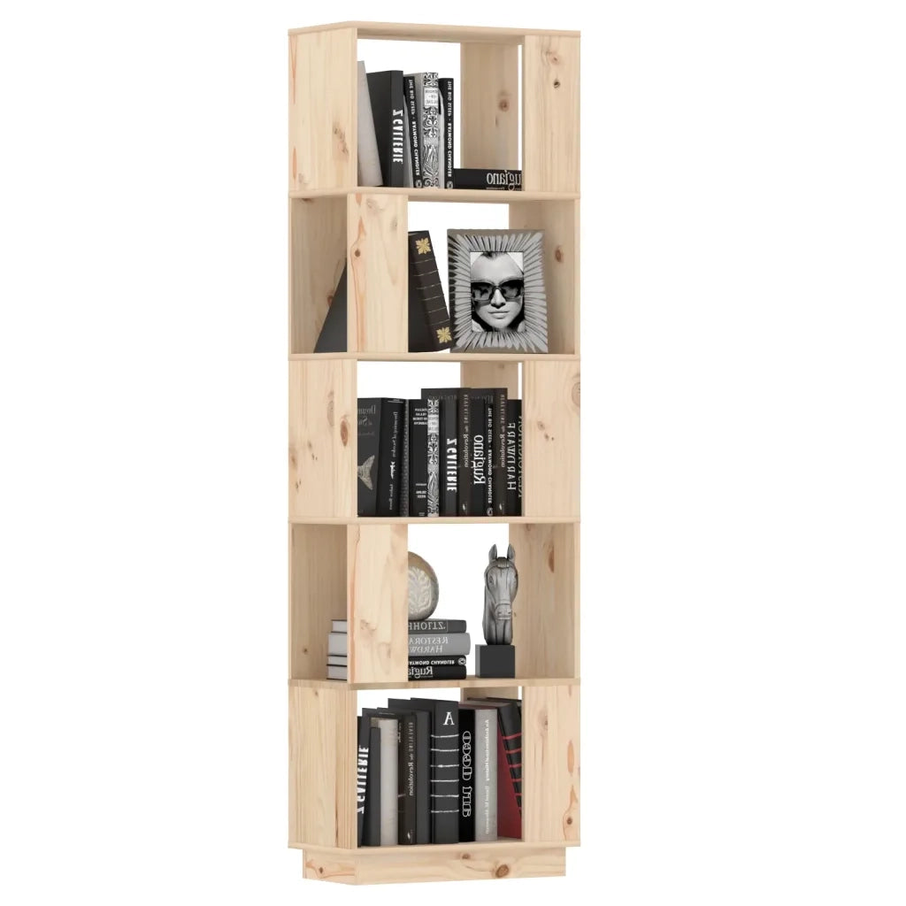 Libreria/Divisorio 51x25x163,5 cm Legno Massello di Pino 814044