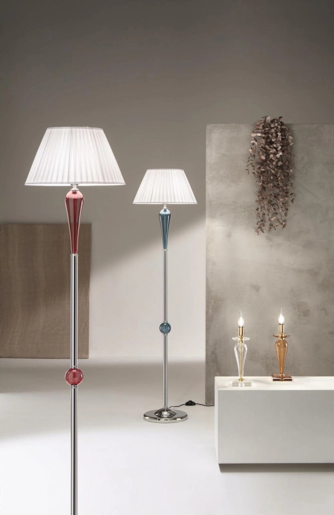 PIANTANA PAGANINI BORGONA/ORO 1 LUCE ATTACCO E27 H.153+26CM