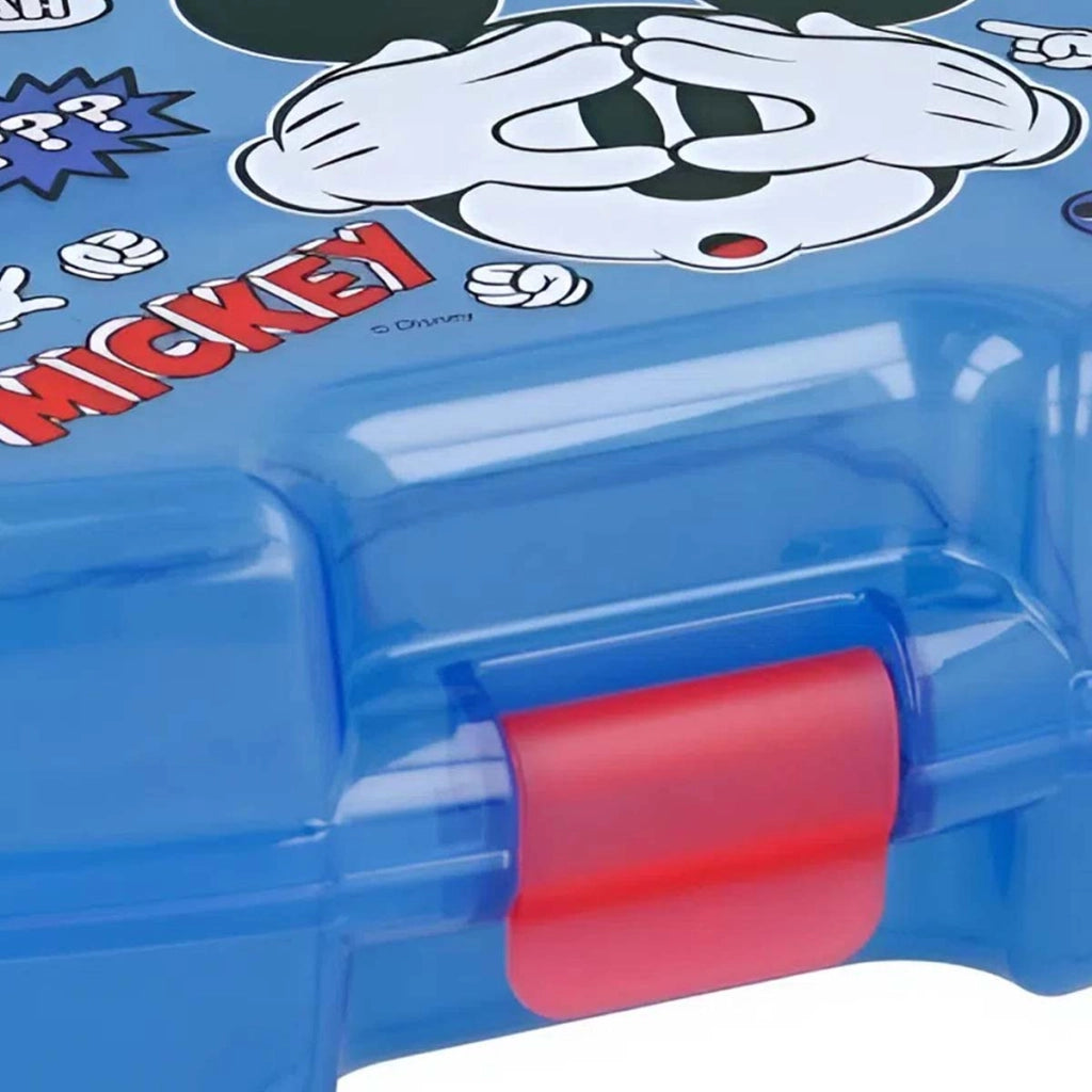 Contenitore per alimenti per bambini in plastica ultra solida Celeste Mickey Mouse