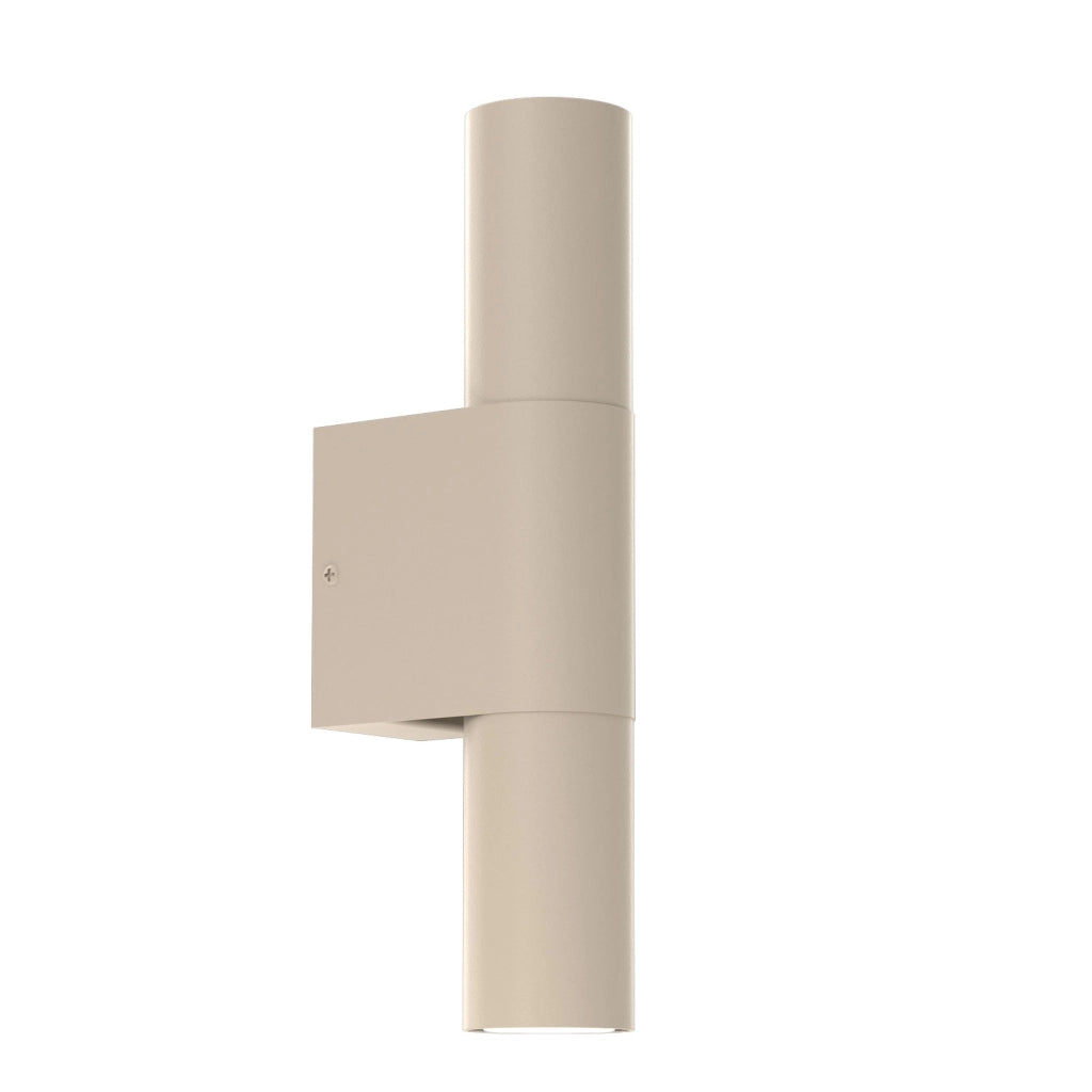 Applique Raito 2xGU10 beige metallo Luminex