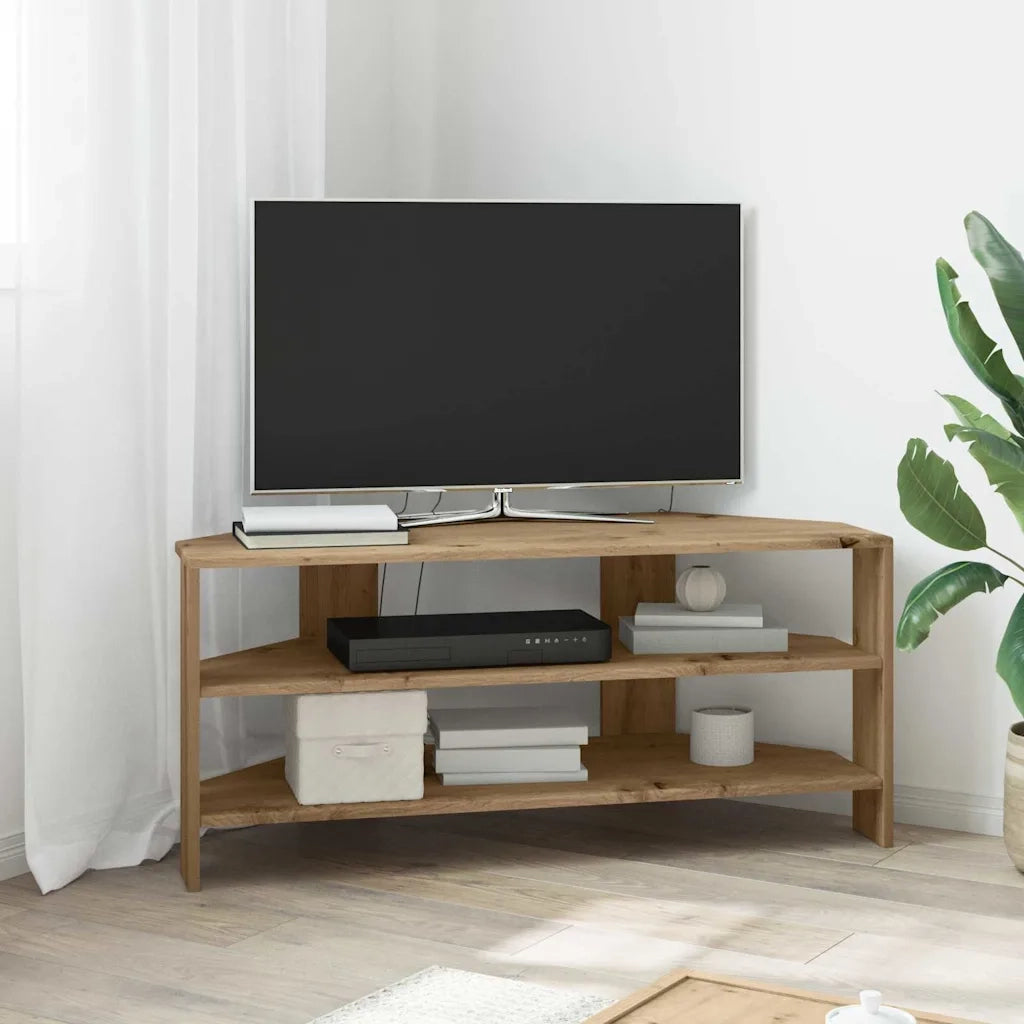 MobileTV | Armadietto TV | Mobile Porta TVAngolare Rovere artigianale 102x40,5x45cm