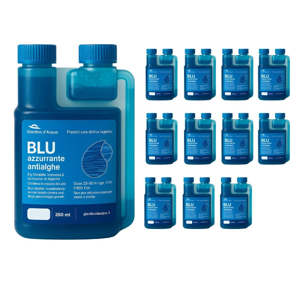 12 pezzi blu azzurrante naturale per laghetto dose per 120000 litri