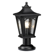 Lampada da esterno a piedistallo nera E27 60W Bedford Quoizel
