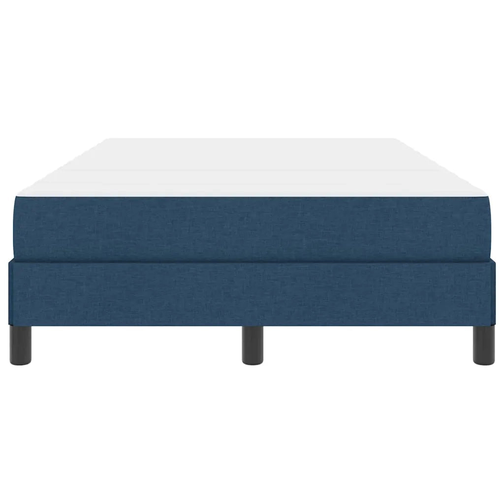 Letto a molle con materasso Blu 120 x 190 cm Tessuto