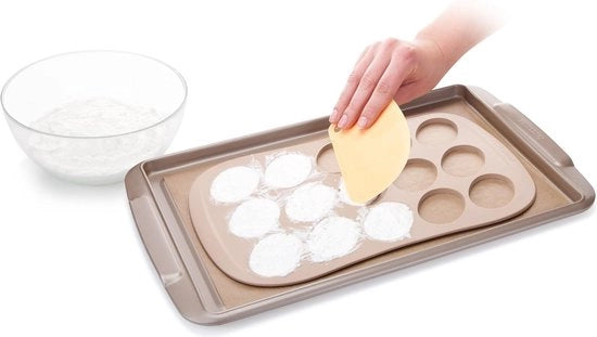 Forma per dolci, silicone, beige, 36,9 x 21,6 x 1,2 cm
