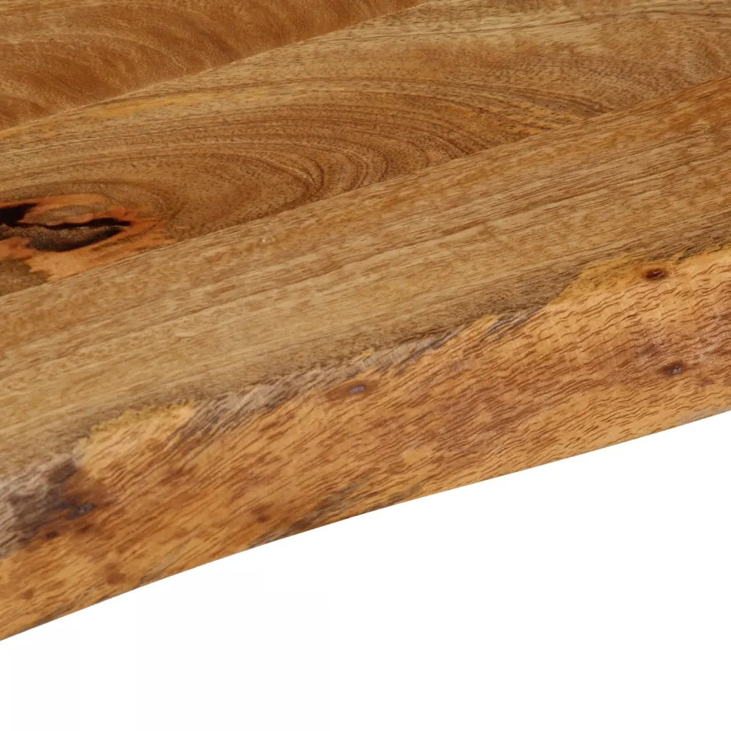 Piano Tavolo Bordi Vivi 60x40x2,5 cm in Legno Massello di Mango 370440