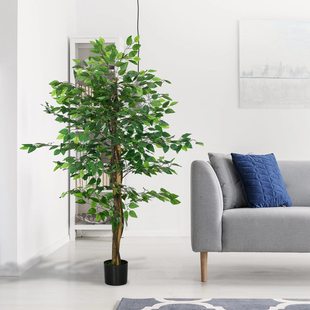 Pianta Artificiale Ficus ¨C Minimal ¨C Verde 150 cm