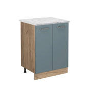 Vicco Mobiletto base cucina Grigio-blu 60 cm PL Marmo