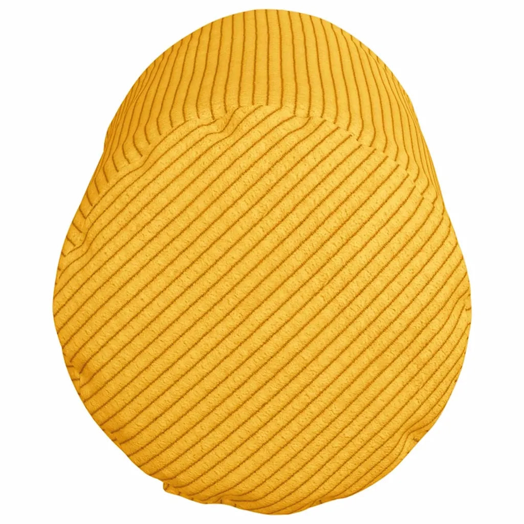 Cuscini a rullo 2 pz | Cuscini per sedie Giallo Chiaro ? 15 x 40 cm