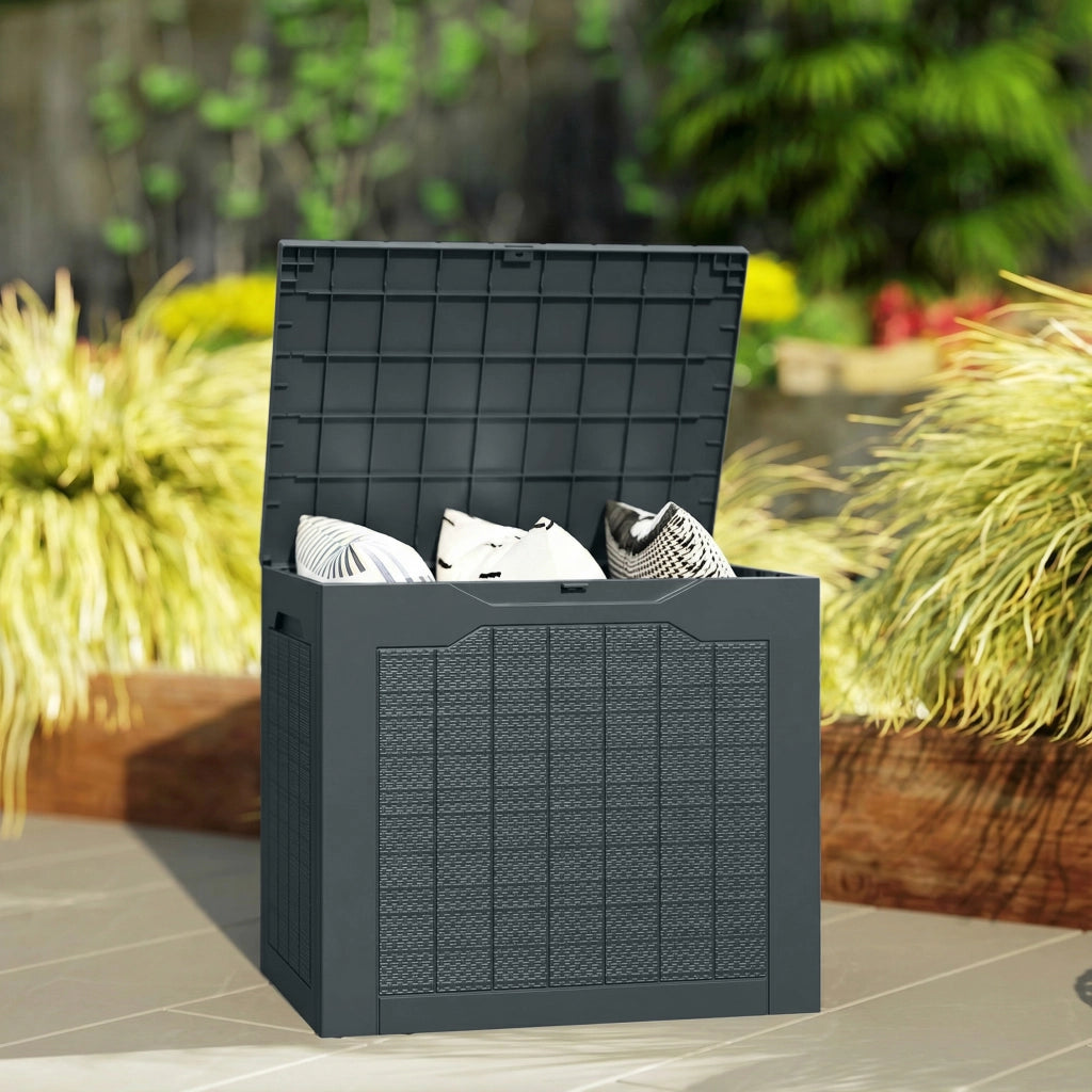 Cofano da esterno 93L ¨C Minimal ¨C grigio scuro 56x41x50 cm
