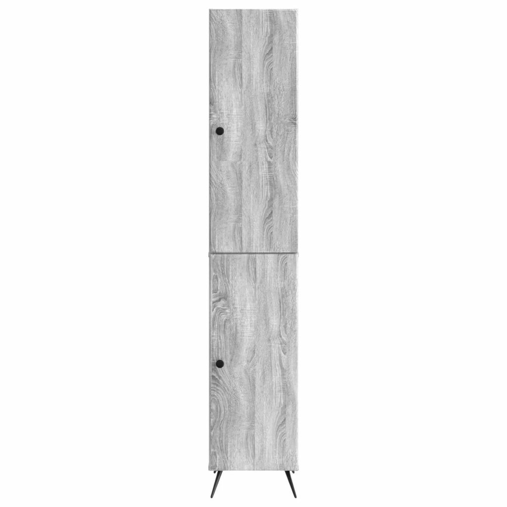 Set di armadi 2 pz Sonoma grigio Legno ingegnerizzato 3416877