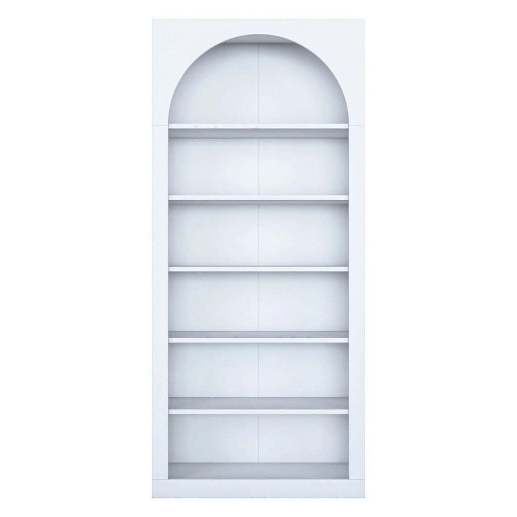 Biblioteca Vas, Libreria 5 Ripiani, 80x32x180h cm Bianco