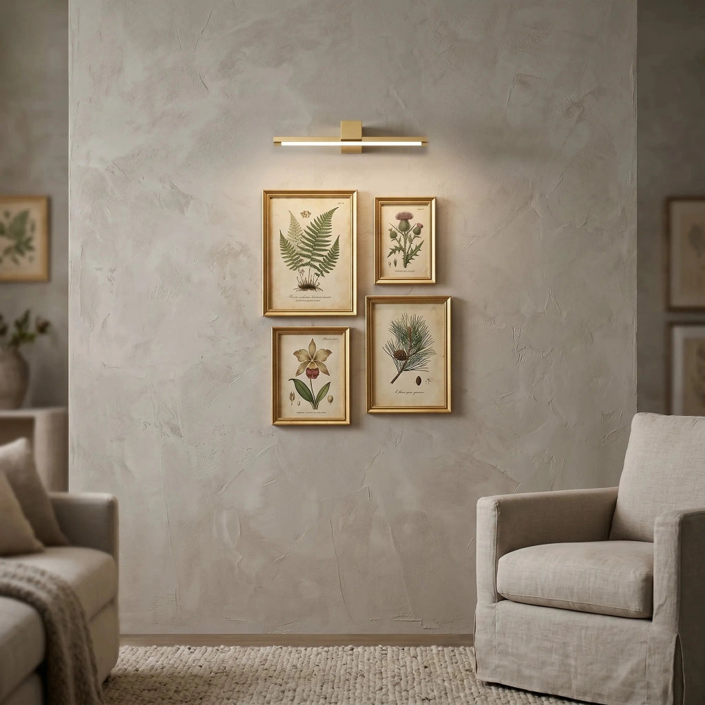 Applique Da Bagno Led Swe043-1w 40cm Gold