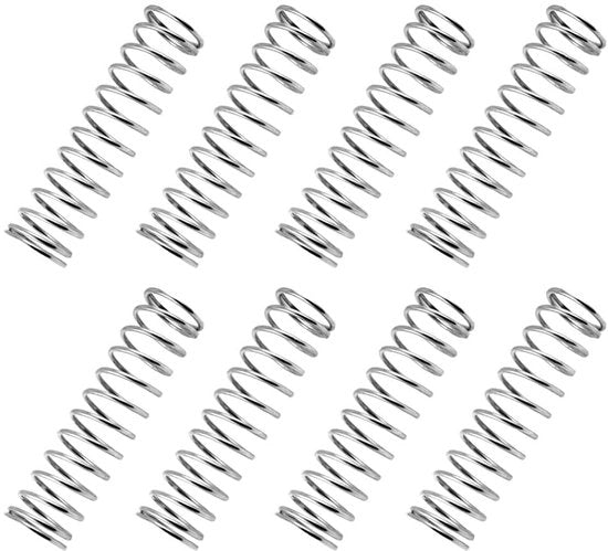 Drukklemballen in acciaio inossidabile - 50 pezzi - Micro klemballen - Diametro del filo 0,5 mm - Accessori per fai da te stesso - Facili da utilizzare - Drukklemballone