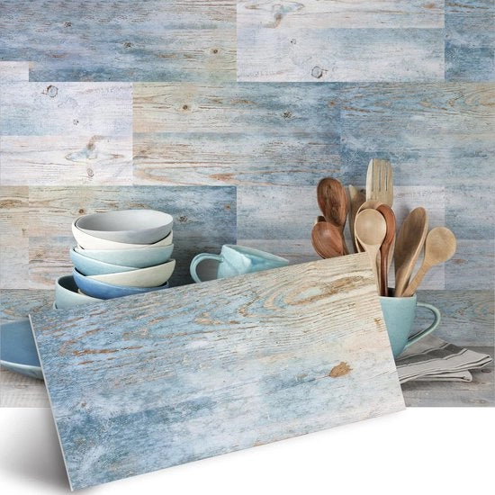 Tegelsticker Antislip - 30 x 15 cm - 12 pezzi - Compatibile con l'ambiente e rimovibile - Copertura del pavimento
