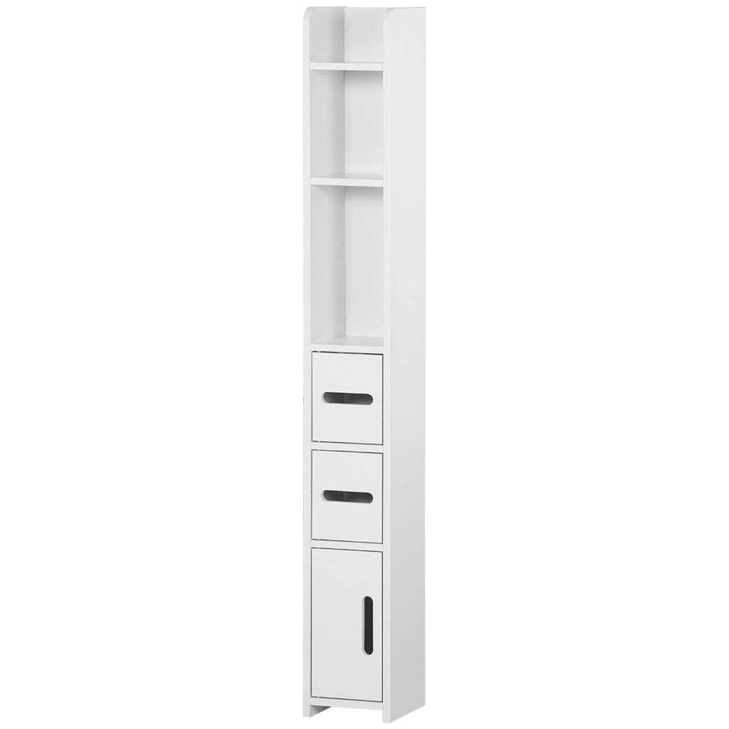 Colonna Bagno ¨C Minimal ¨C Bianco 15x17x120 cm