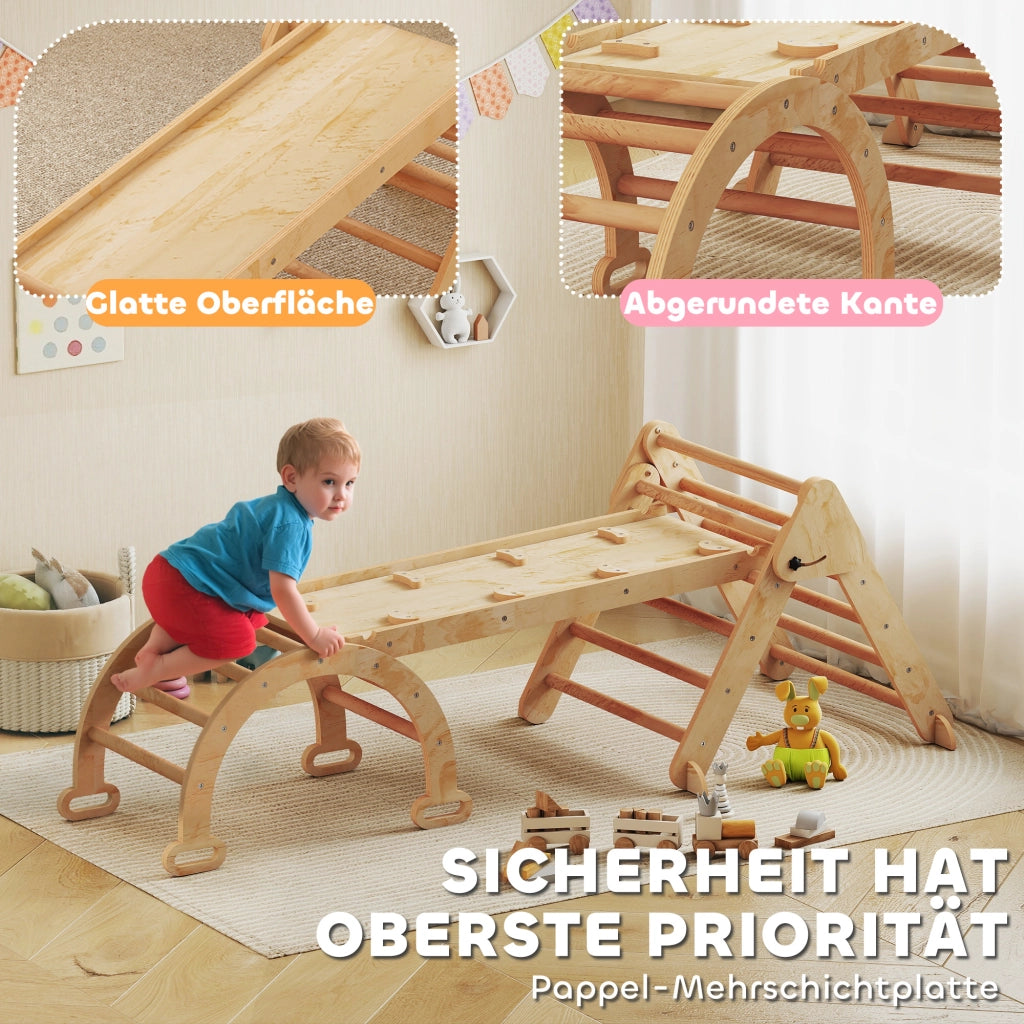 Gioco per bambini 7 in 1 ¨C Minimal ¨C legno, pieghevole