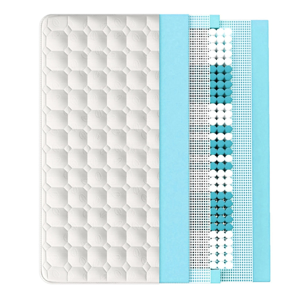 Materasso a molle insacchettate 7 zone bianco 90x200 cm