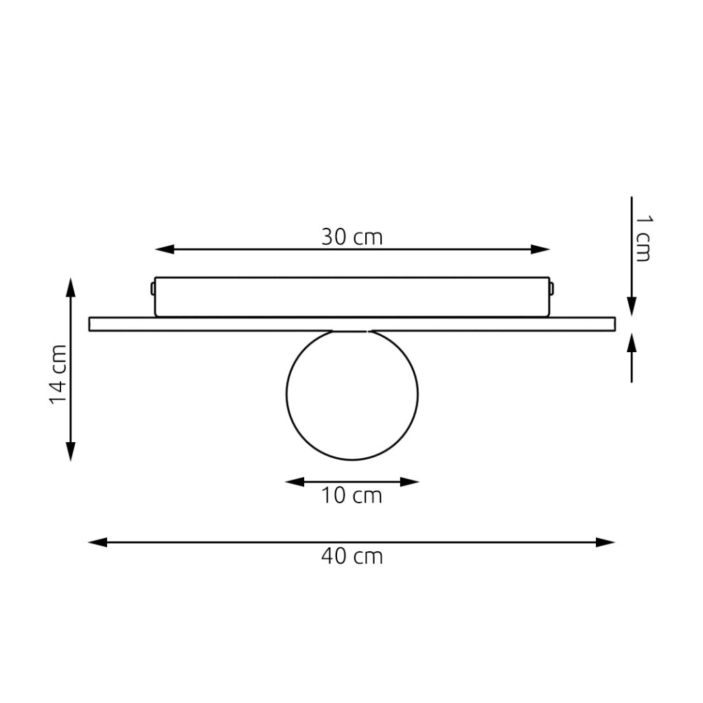 Lampada da soffitto CALMA grigia feltro 1xG9 Emibig