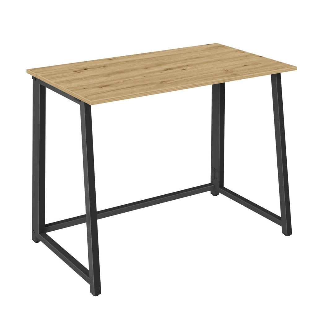 Scrivania per Computer Max 1.0 Rovere Artisan e Acciaio