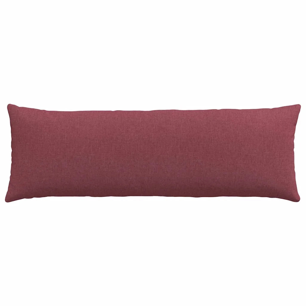 Cuscini da Divano 2 pcs Rosso Vino 120 x 40 cm Tessuto 42013785