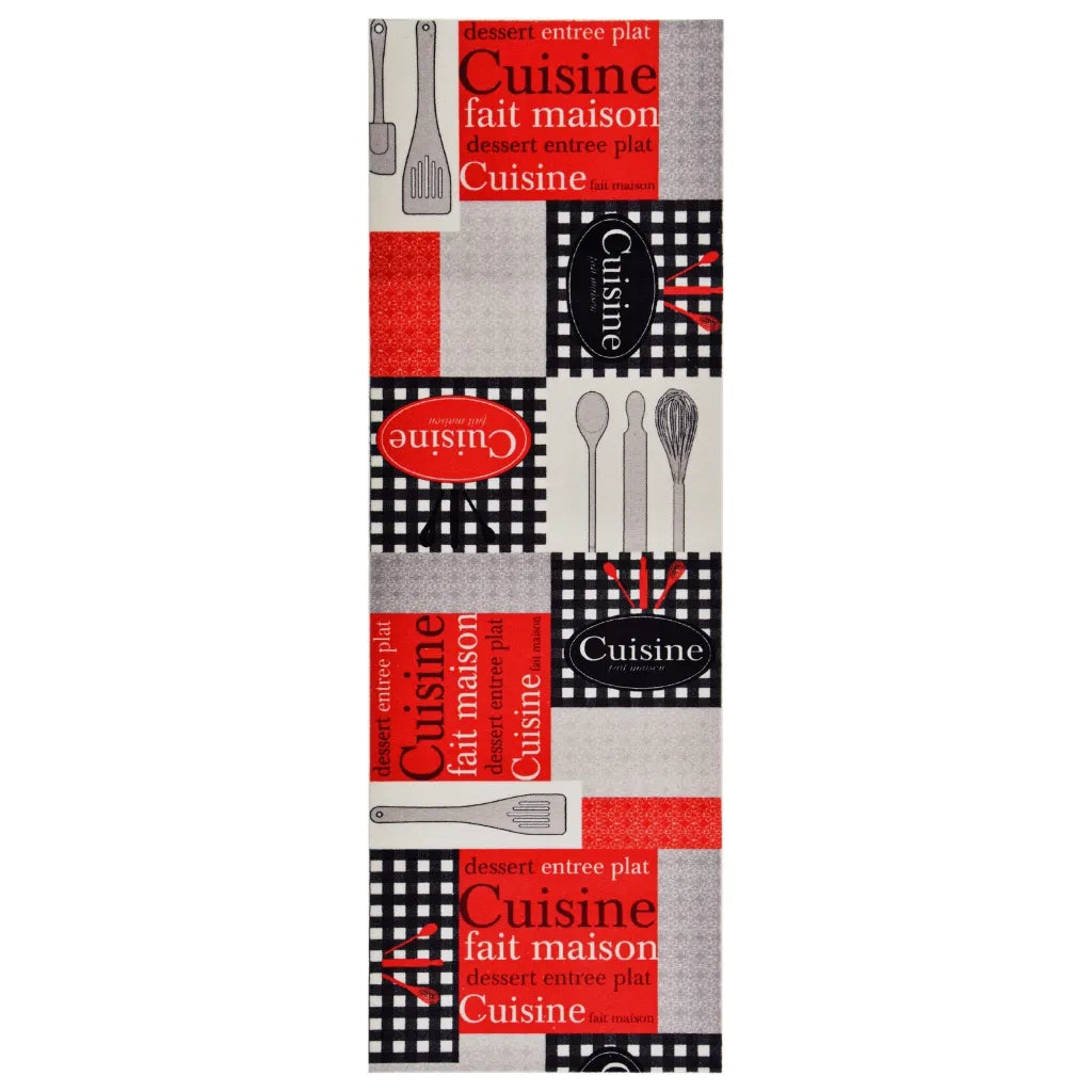 Tappetino da Cucina Lavabile-Tappeto da Cucina Cuisine 60x300 cm