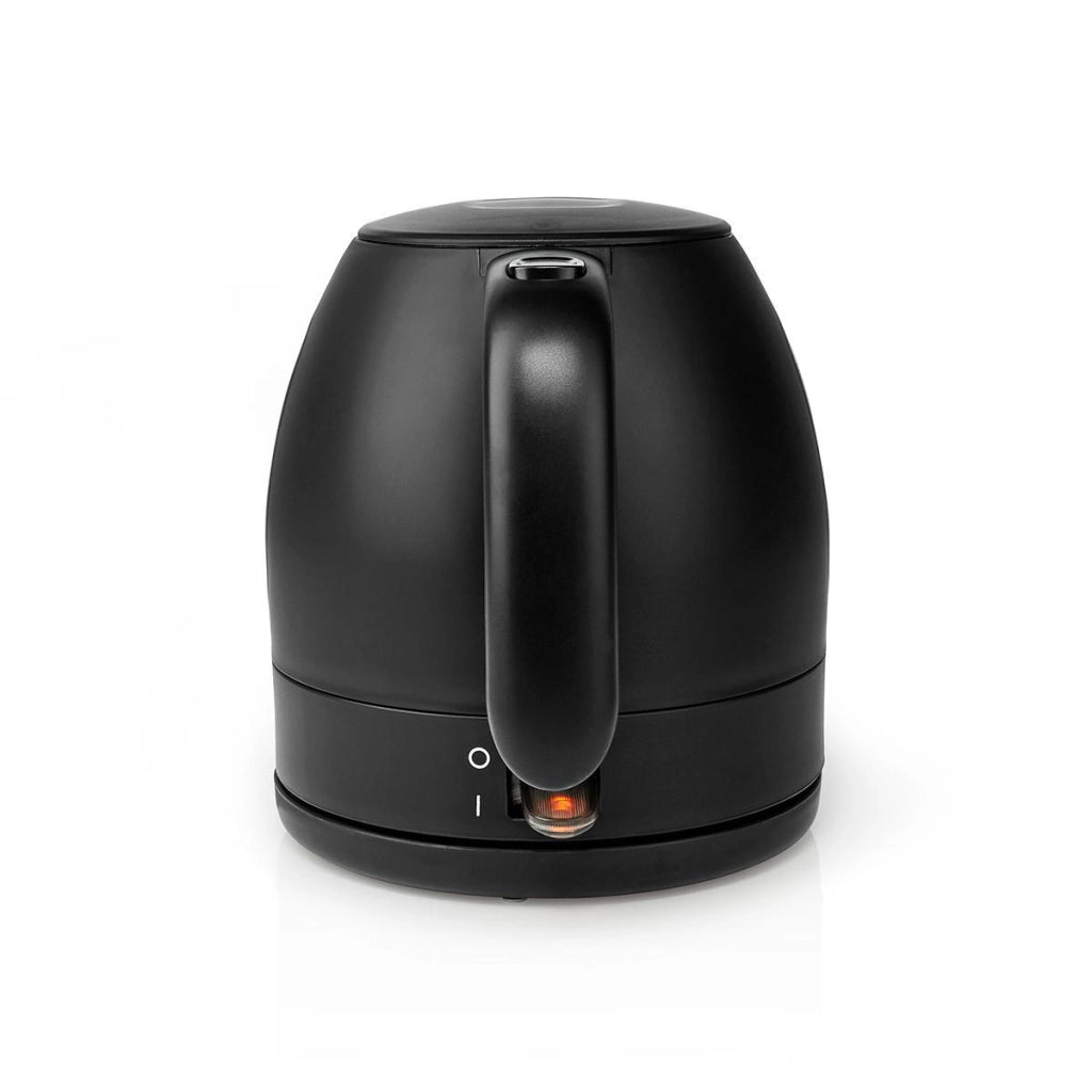 Bollitore elettrico rotante a 360 gradi da 1 litro con controller Strix Nero Nedis