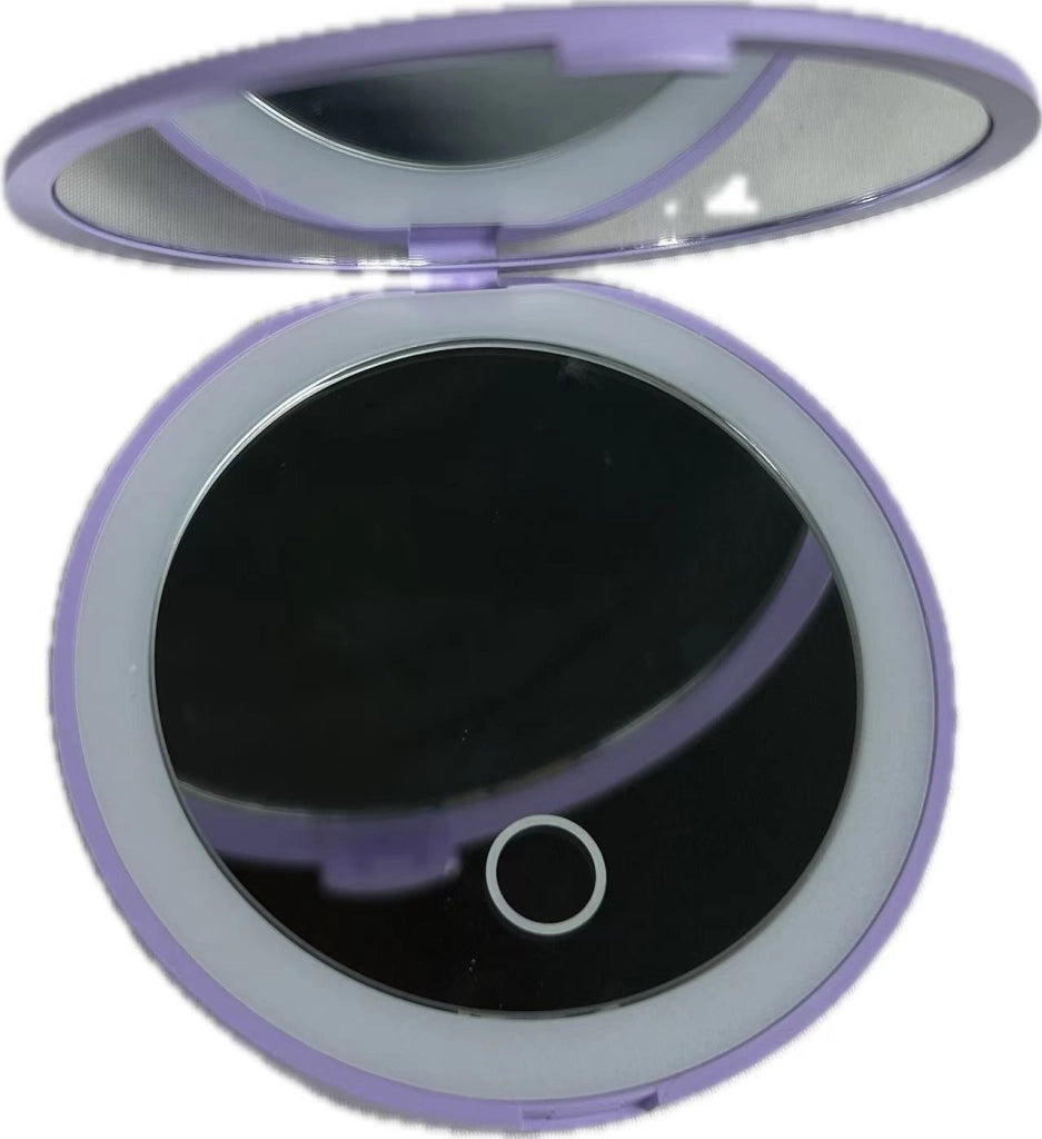 Specchio Tascabile Pieghevole ¨C Minimal ¨C Argento