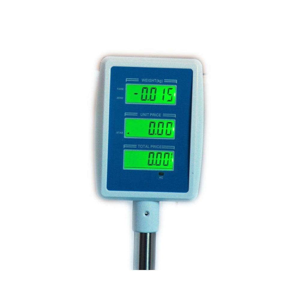 Trade Shop - Bilancia Digitale Elettronica 40 Kg Display Lcd Elettronico Fronte Retro Pesa -
