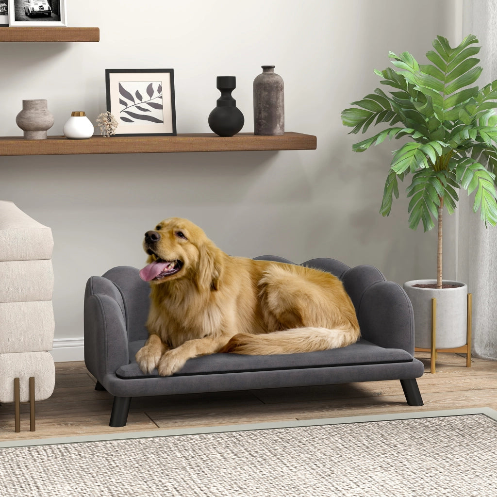 Divano per Cani Medio-Grande Copridivano Sfoderabile ¨C zephmum ¨C Grigio