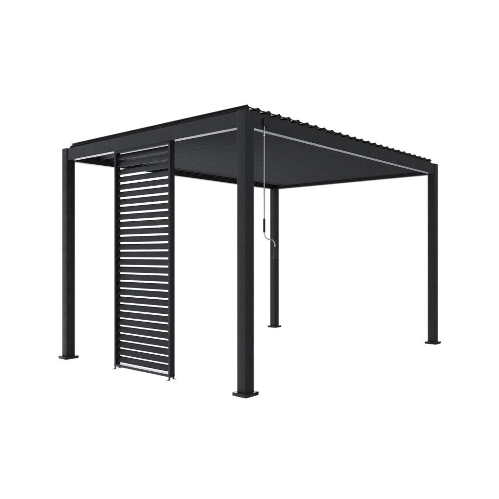 Persiana 1m in alluminio per pergola biocllimatica, antracite