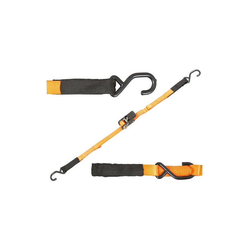 Fascia serraggio con cricchetto 5 m poliestere 25 mm portata 375 Kg – Beta