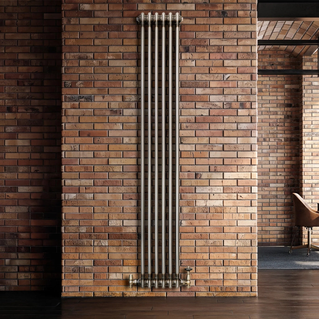 Radiatore 2 Colonne Verticale Metallo Grezzo 1800x290 mm