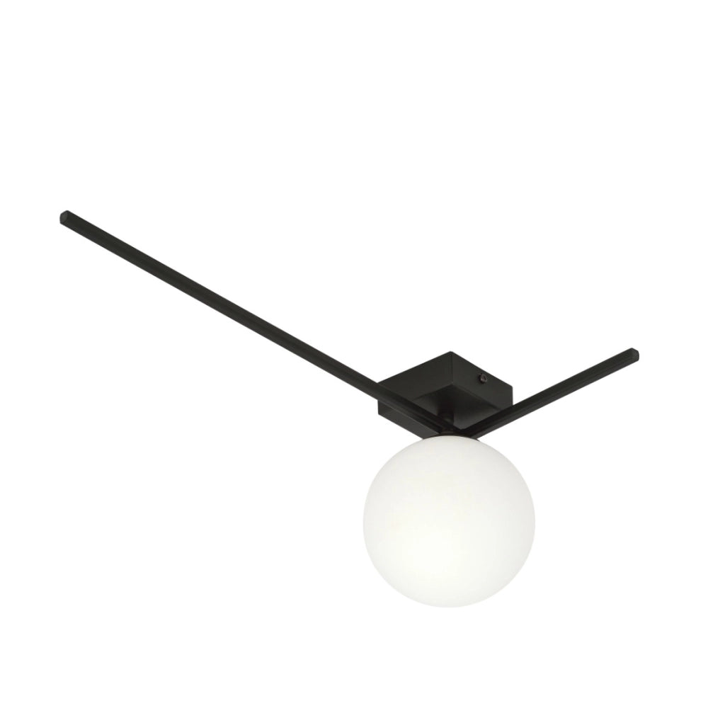 Emibig Imago lampada soffitto/parete 1xE14 nero opale