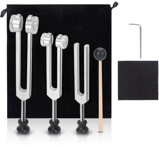 Set di Forchette in Alluminio per Meditazione e Yoga