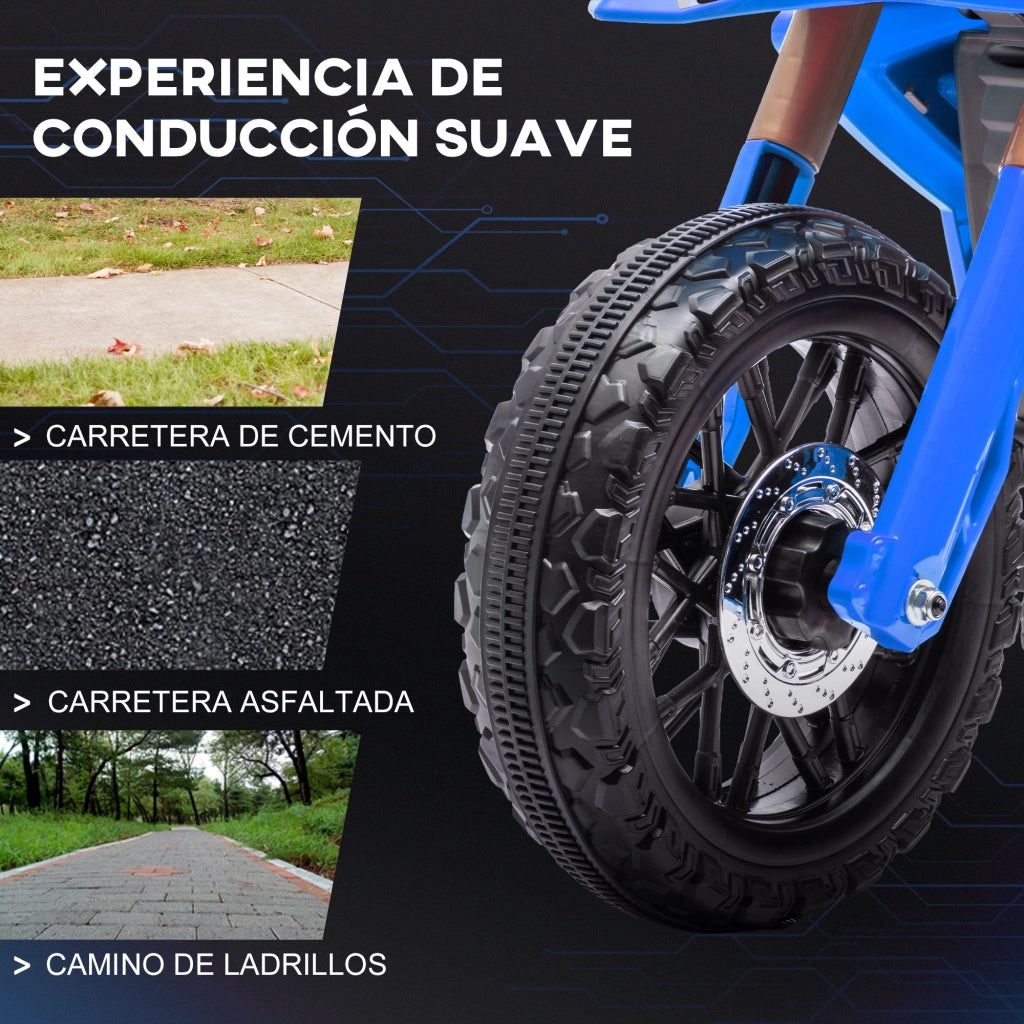 Moto Elettrica per Bambini 12V ¨C Minimal ¨C Blu
