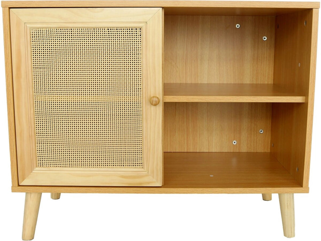 Credenza in legno "Iguana" - 80 x 40 x 66 cm - Marrone