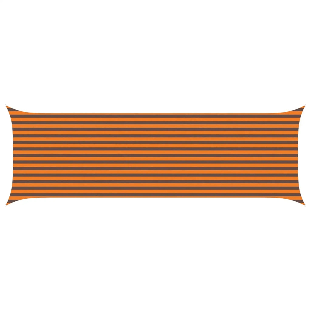 Vela da ombra solare Arancione e Marrone 6 x 2 m 42031036
