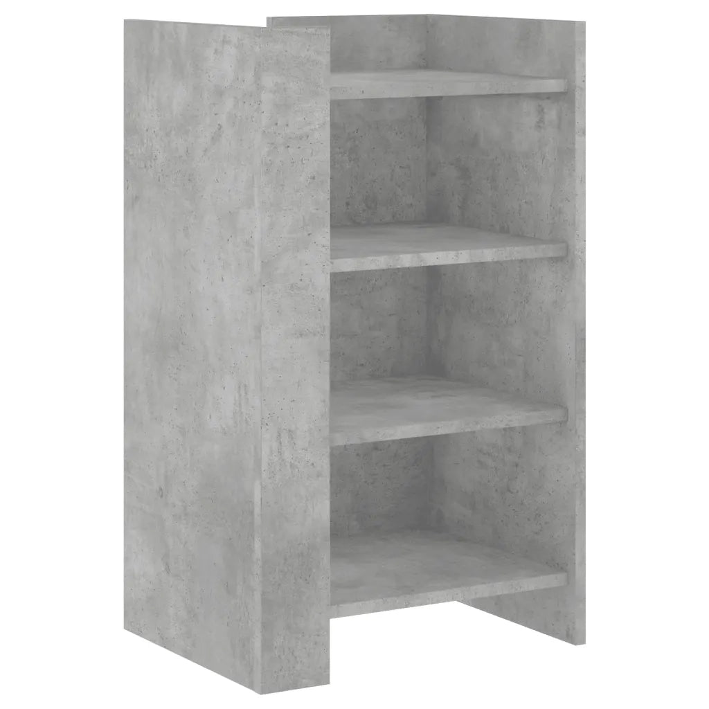 Credenza | Madia | Buffet da pranzo | Armadio da pranzo Grigio Cemento 45x35x75 cm in Legno Multistrato