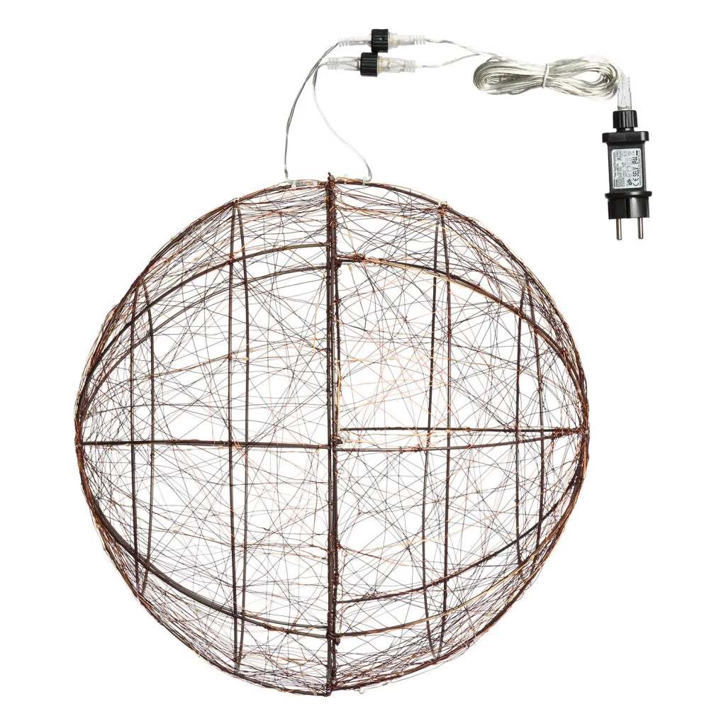 Sfera 3D Copper 25 cm 120 MicroLED B Caldo FlashLED IP44