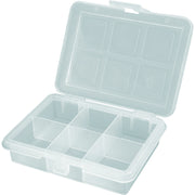 PORTAMINUTERIA TRASPARENTE 120X100X28MM CON 6 SCOM