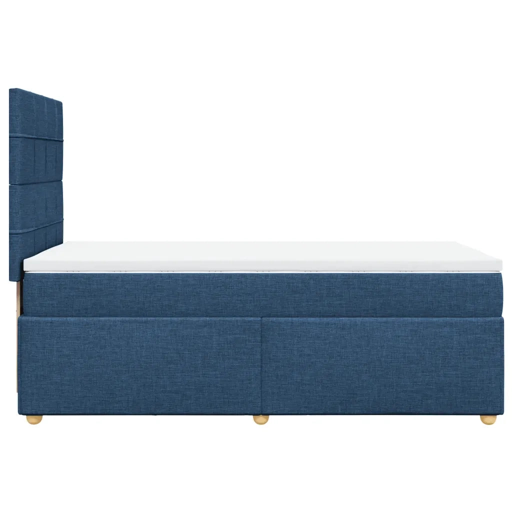 Giroletto a Molle con Materasso Blu 80x200 cm inTessuto 3291113