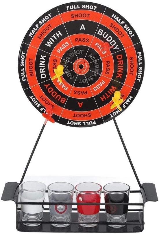 Gioco da Bar Magnetico per Feste e Aperitivi - Inclusa Bicchiere e Darts - Ideale per 4 Persone - Mod.  - Cod.  - Caratteristiche: Magnetico